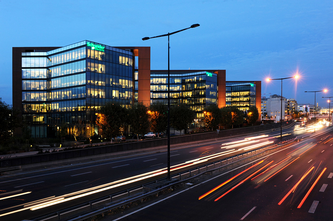 Le siège de Schneider Electric à Rueil-Malmaison